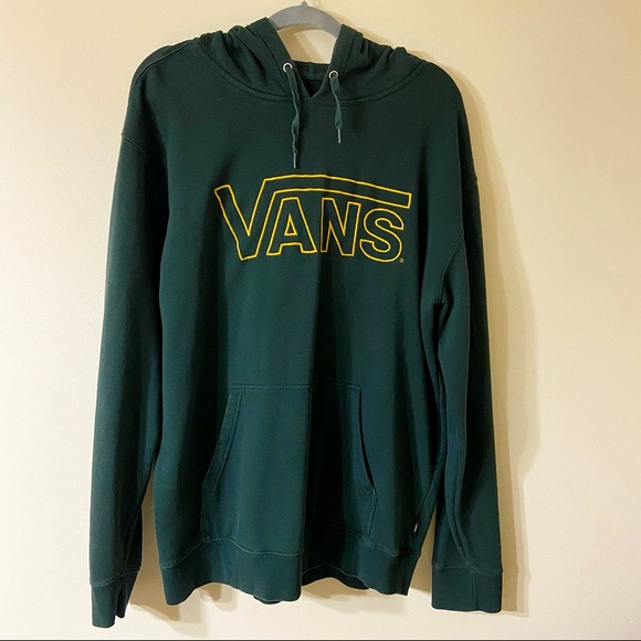 vans green and yellow hoodie